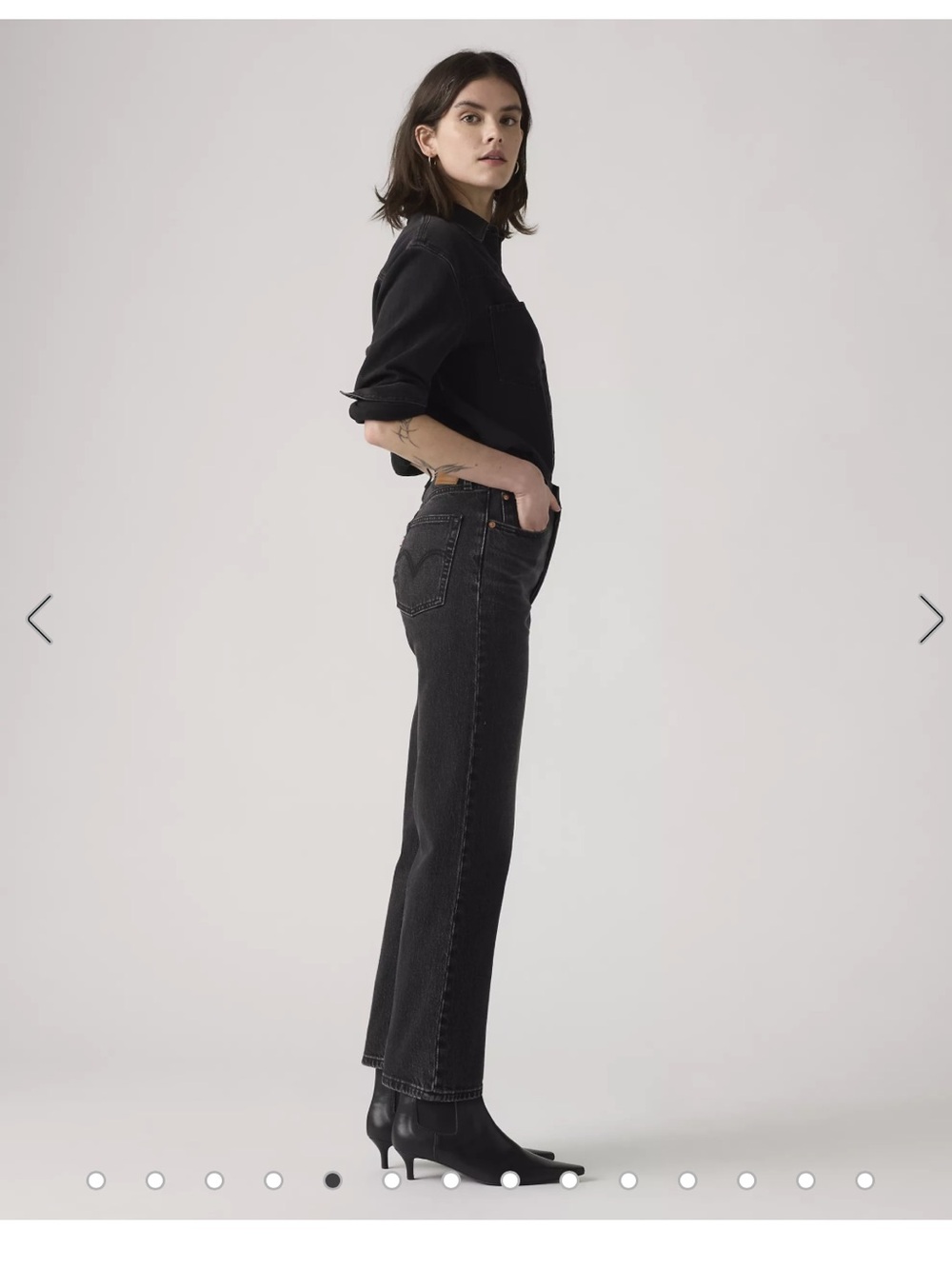Levi’s Ribcage Straight Ankle Women's Jeans - Black